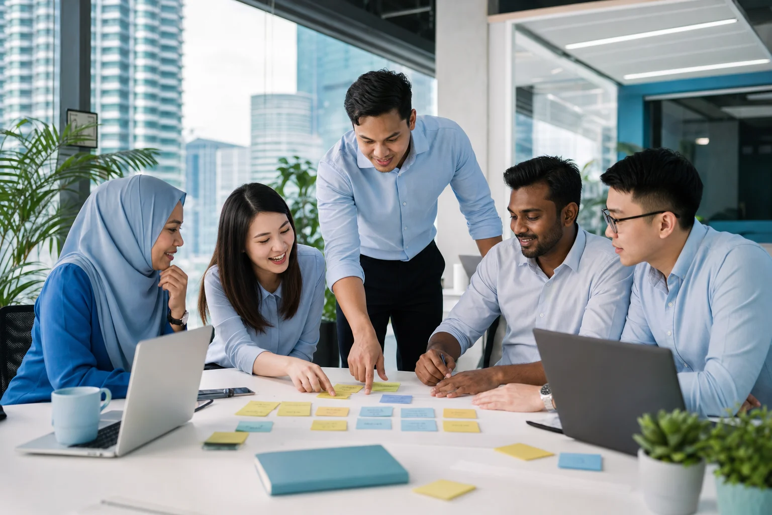 A Malaysian team applying practical workplace transformation tools